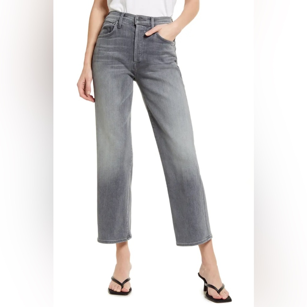 MOTHER The Rambler ankle jean gray Sz 31